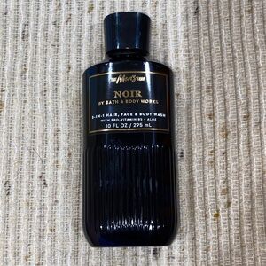 Bath & Body Works Noir Men's 3-in-1 Wash - Black with Gold Trim